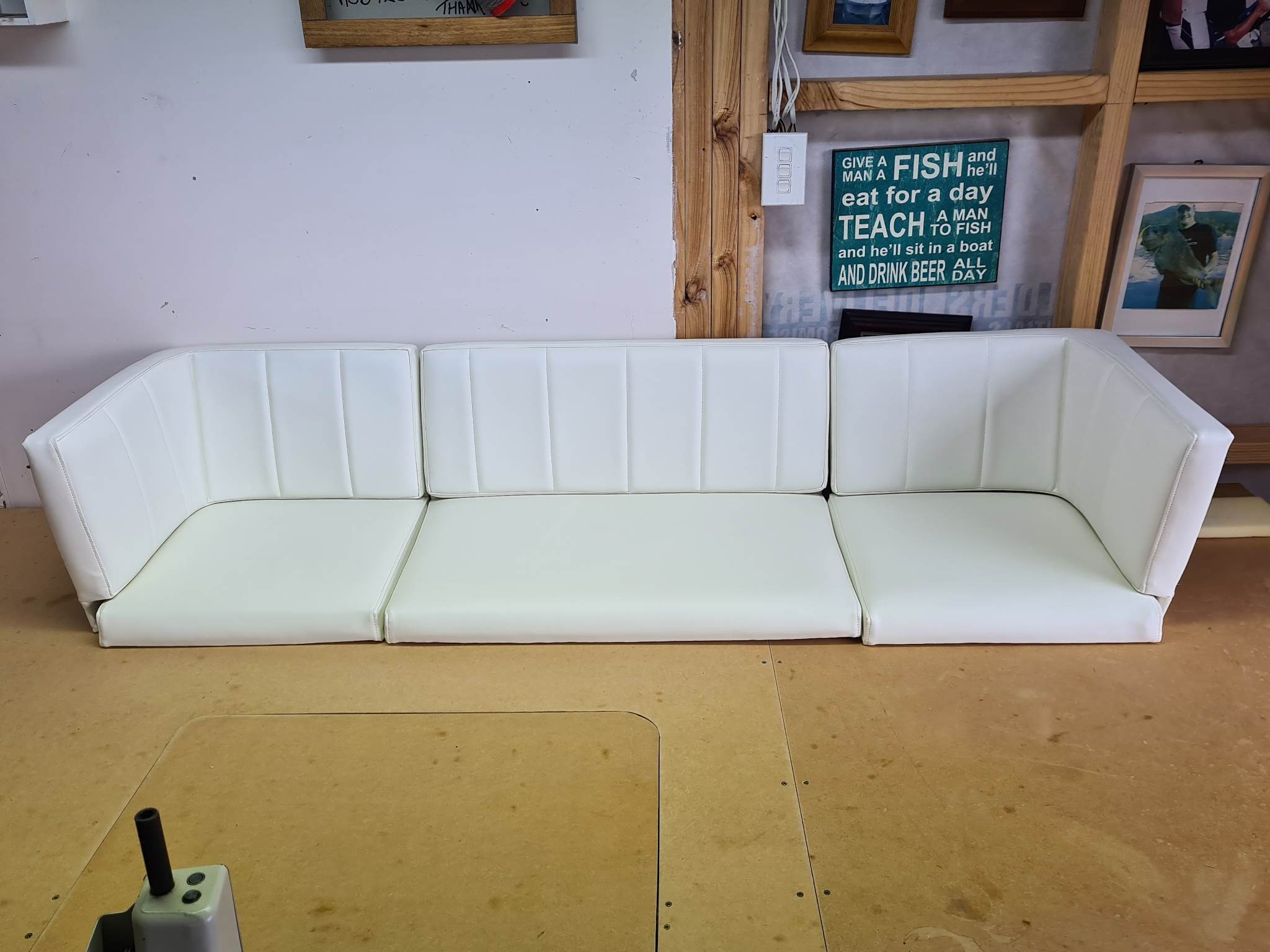 Chair upholstery project completed
